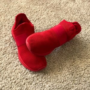 Red Slip on Shoes